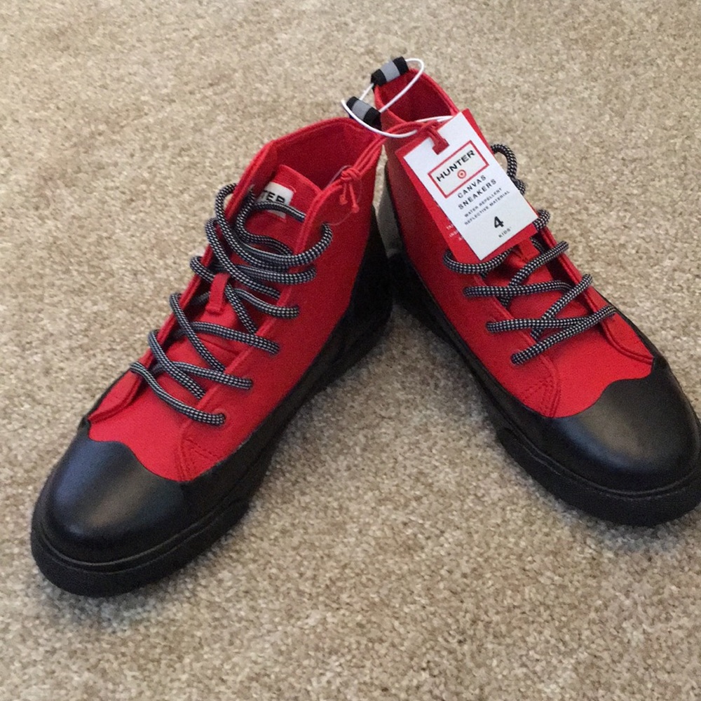 Dipped Canvas High-Top Sneakers from Hunter Kids